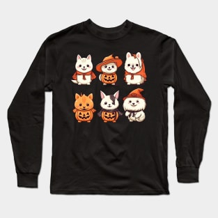 Six kawaii dogs Long Sleeve T-Shirt